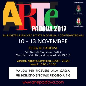 Arte Fiera Padova, novembre 2017